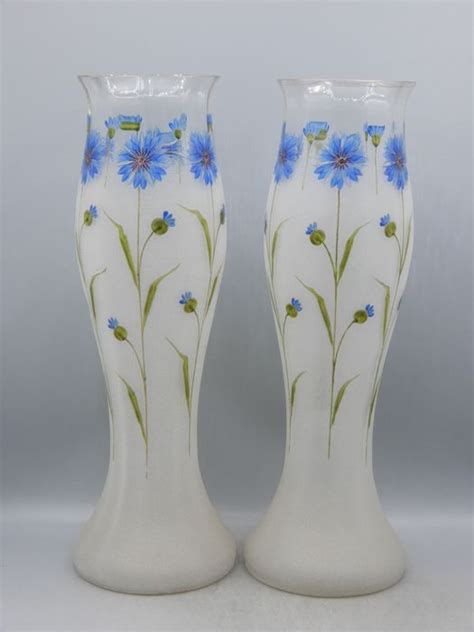 Mont Joye Pair Of Tall Vases Catawiki