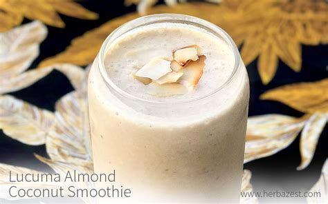 Lucuma Almond Coconut Smoothie | HerbaZest