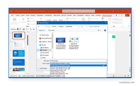 Format Options To Save Screenshot In Powerpoint Slidemodel