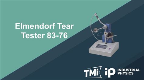 Elmendorf Tear Tester Digital Tear Strength Measurement Youtube