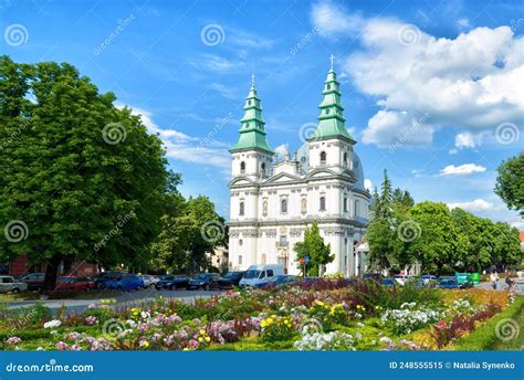 TERNOPIL, UKRAINE - JULY 6, 2014 : Cathedral in Ternopil City, Former Dominican Church Editorial ...