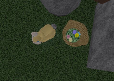 Basic Shapes Easter Bunny And Wicker Basket Rbloxburg