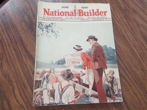 June 1920 National Builder Magazine Home Designs Loaded W Etsy