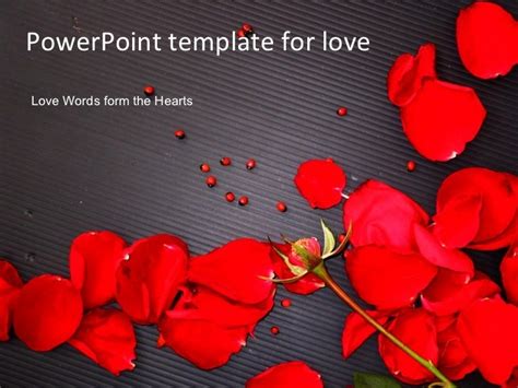 PowerPoint template for love