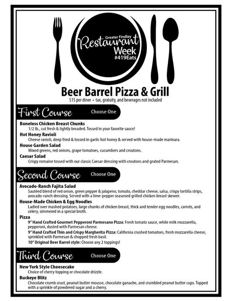 Beer Barrel Pizza & Grill - Visit Findlay