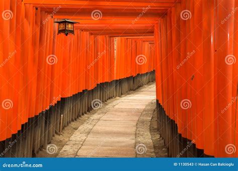 Torii Gates of Fushimi Inari Shrine in Kyoto, Japan Stock Image - Image ...