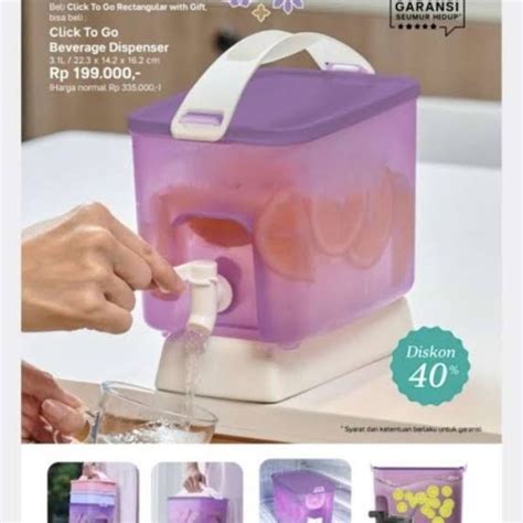 Jual Ctg Dispenser Tupperware Shopee Indonesia