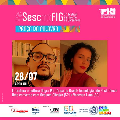 Sesc Apresenta Programa O Liter Ria Durante O Festival De Inverno