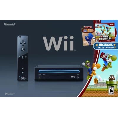 Black Wii Console with New Super Mario Brothers - Sam's Club