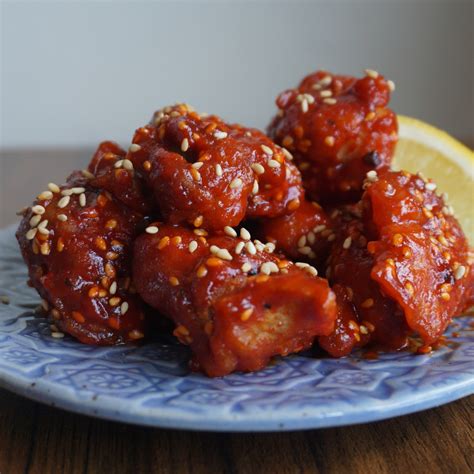 Find a recipe for Yangnyeom Chicken Recipe (popular Korean Fried