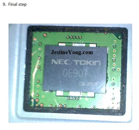 How To Replace Nec Tokin High Speed Decoupling Capacitor In Toshiba