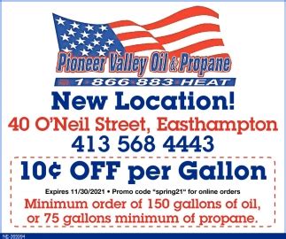 New Location, Pioneer Valley Oil & Propane, Lenox Dale, MA