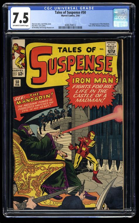 Tales Of Suspense Cgc Vf Off White To White St Appearance