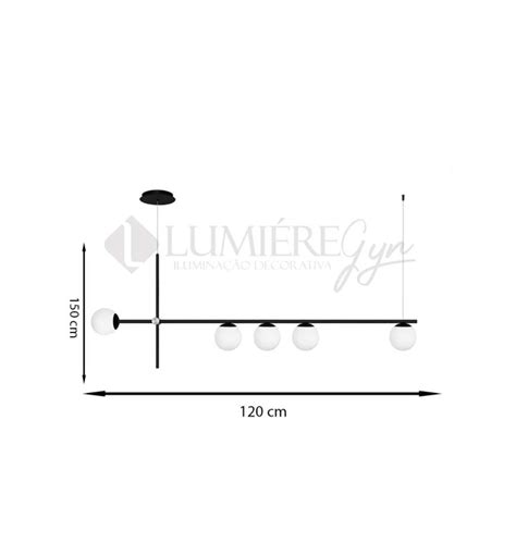 Pendente Hills Cobre L G Spotline Lumieregyn Ilumina O