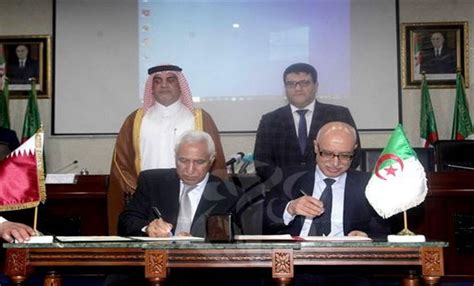 Alg Rie Qatar Signature De Dix Accords De Jumelage Dans Le Domaine De