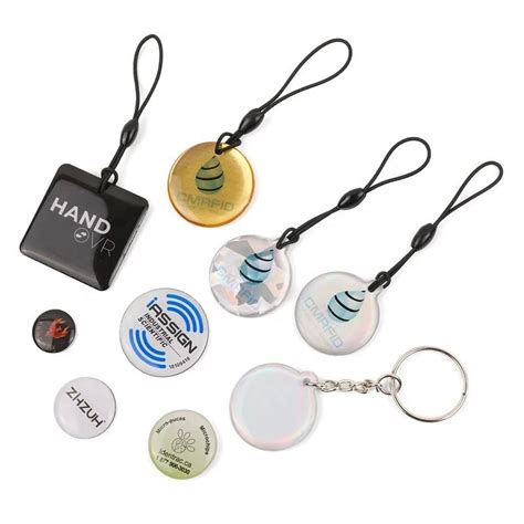 Free Sample Epoxy Keychains RFID NFC Keyfob Epoxy Tag For Sharing