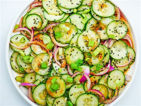 Asian Cucumber Salad With Sesame