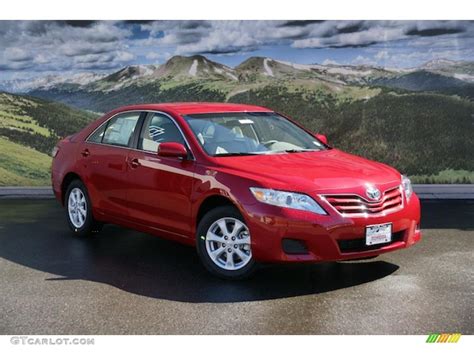 2011 Barcelona Red Metallic Toyota Camry Le V6 47112647