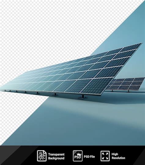 Premium Psd Premium Of Solar Panel On The Roof Of A Building Against