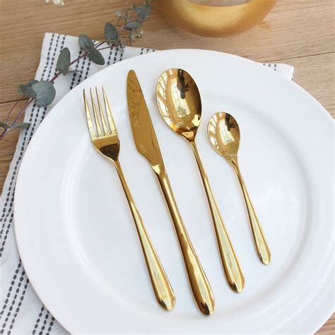 Gold Cutlery Set By Marquis Dawe Notonthehighstreet