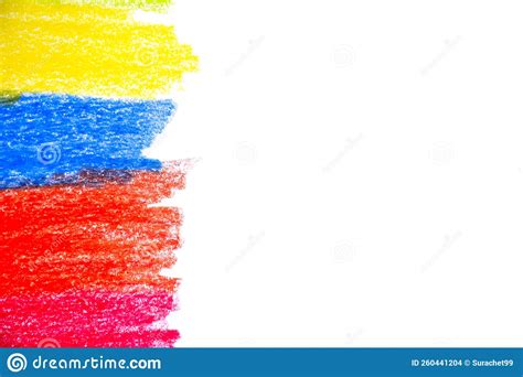 Rainbow Crayon Texture Background. Colorful Background Stock Photo ...