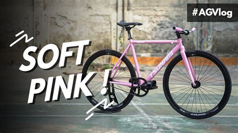 Rakit Dan Review Sepeda Fixie Tsunami Snm Soft Pink Youtube