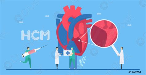 Cardiolog A Vector Ilustraci N Esta Enfermedad Llama Cardiomiopat A