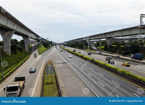 National Freeway One In New Taipei Highway In Taipei Of Taiwan