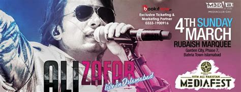 Ali Zafar Live in Islamabad | Islamabad - Bookitnow.pk