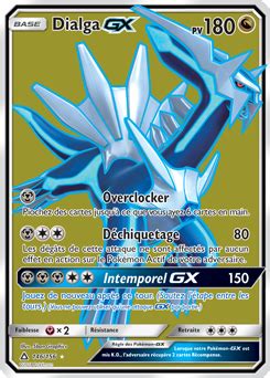 Dialga GX Ultra Prisme Encyclopédie des cartes du JCC pokemon fr