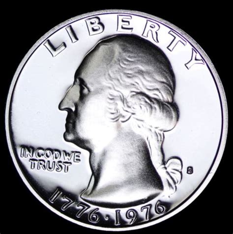 Beautiful S Washington Quarter Proof Silver Bicentennial Us