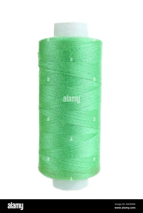 Colored spool of thread isolated on white Stock Photo - Alamy