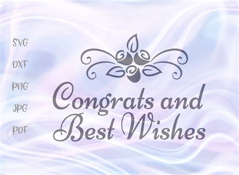 Congrats and Best Wishes Graphic by Digitals by Hanna · Creative Fabrica