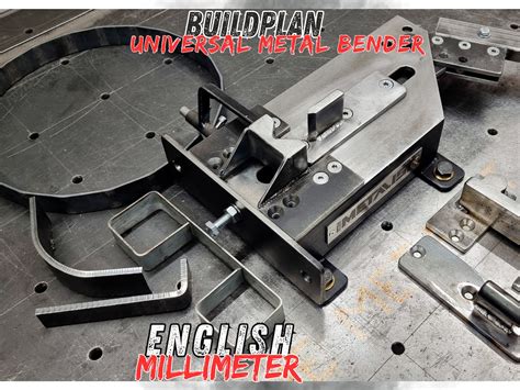 Plans For A Universal Metal Bender In Millimeters English Etsy