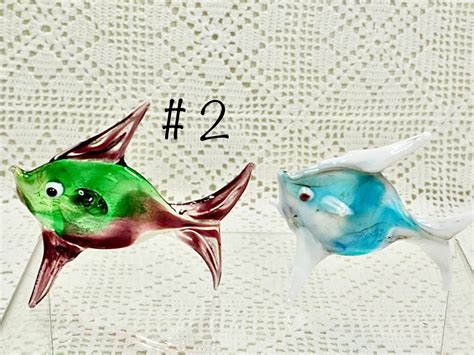 Hand Blown Glass Miniature Animals CHOICE 1 2 Deer 2 2 - Etsy