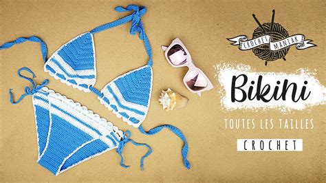 Crochet Maillot De Bain Bikini Toutes Les Tailles Facile Youtube