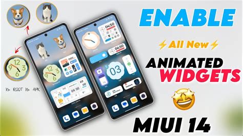 ENABLE All New Advanced Widgets In MIUI 14 13 With Root Apk Miui 14