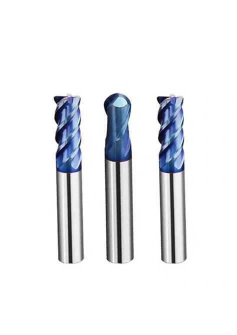 X Flute Ballnose Blue Hrc Nano Coated At Rs Piece End