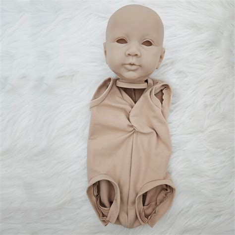 Reborn Kit Baby Doll Piper Cloth Body Blank Fresh Color Unpainted