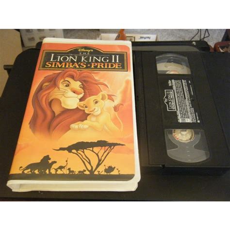 Disneys The Lion King Simbas Pride Vhs Dimann