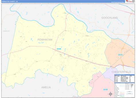 Maps Of Powhatan County Virginia