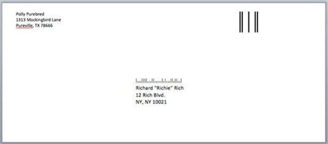 Formal Letter Format Envelope - Leah Beachum's Template