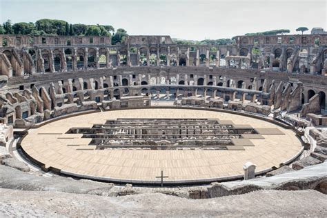 Nuovo Piano Dellarena Del Colosseo Di Roma BUROMILAN Ingegneria