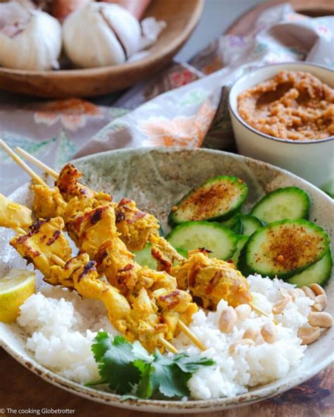 Chicken Satay Hühnerspieße aus Singapur originales Rezept