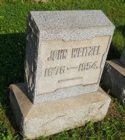 John Weitzel 1876 1954 Mémorial Find a Grave