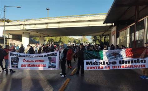 Ecatepec Bloque En V A L Pez Portillo Transportistas Exigen Liberaci N