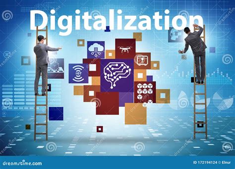 Digital Transformation Concept Of Digitalization Of Technology Business