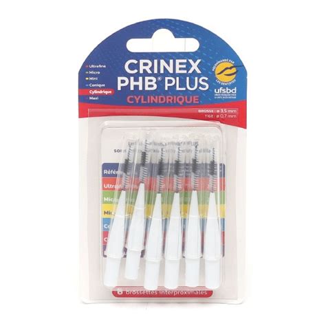 Crinex Phb Plus Brossettes Interdentaires Cylindriques Brins Tynex