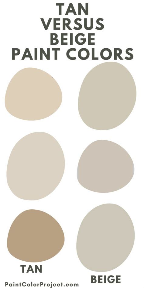 Beige vs Tan: What's the difference? - The Paint Color Project