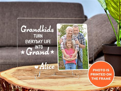 Grandparents Picture Frame Personalized Grandparents Photo | Etsy